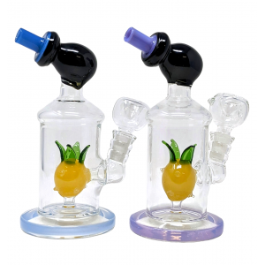 6" Pineapple Perc Shower Head Water Pipe - [ZD200]