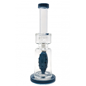 7" Rim Accent Cactus Perc Water Pipe Rig - [ZD248]