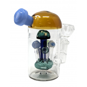 5" Multi Mushroom Perc Water Pipe Rig - [ZD252]