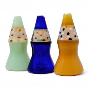 Assorted Color Lava Lamp 5.5" Showerhead Bong