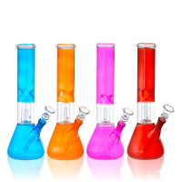 10" Single Dome Color Beaker Water Pipe - Assorted