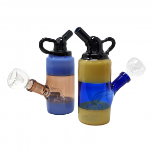5.5" Mini Water Bottle Showerhead Perc Water Pipe - [ZD93]