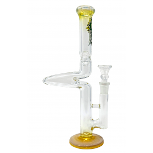 11" ZONG! MICRO ZONG CLEAR - 2 KINK SILVER STRAIGHT - [ZMICRO120-STS]