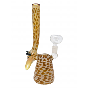 9" Air Trap Bubble Giraffe Straight Water Pipe - [ZN31]