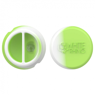 White Rhino Diamond Spinner Silicone Jar - Glow In Dark - 45ct Display [SJ1004]