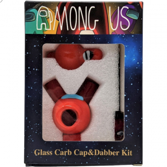 Glass Carb Cap & Dabber Set In Gift Box [810]