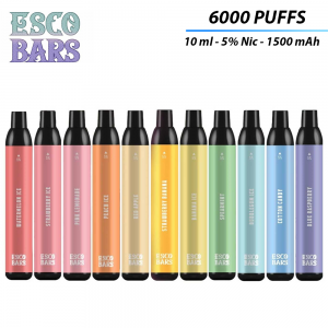 Esco Bars Mesh 5% Nicotine 6ml/2500 Puffs Disposable - (Display of 10)