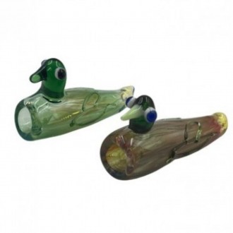 3" Swimming Duck Chillum Hand Pipe - (Pack of 2) [JA472]